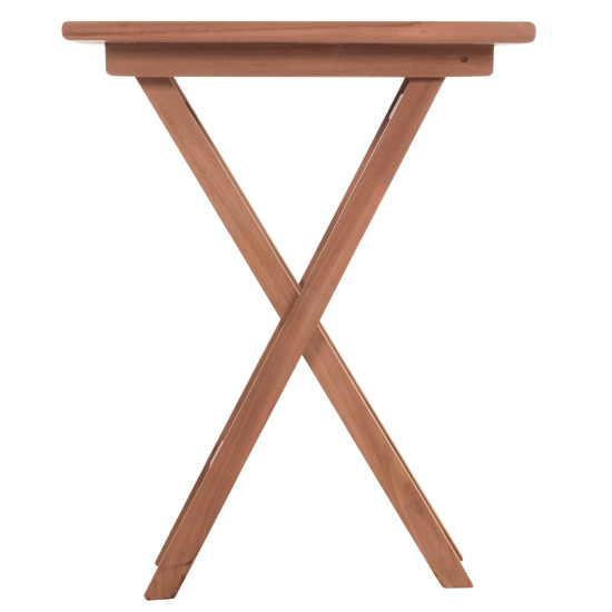 Τραπεζι σκηνοθετη τετραγωνο eris hm18118 ξυλο teak--φυσικο 60x60x75υεκ. **