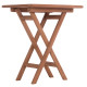 Τραπεζι σκηνοθετη τετραγωνο eris hm18118 ξυλο teak--φυσικο 60x60x75υεκ. **
