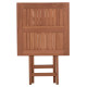 Τραπεζι σκηνοθετη τετραγωνο eris hm18118 ξυλο teak--φυσικο 60x60x75υεκ. **