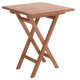 Τραπεζι σκηνοθετη τετραγωνο eris hm18118 ξυλο teak--φυσικο 60x60x75υεκ. **