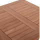 Τραπεζι σκηνοθετη τετραγωνο eris hm18118 ξυλο teak--φυσικο 60x60x75υεκ. **