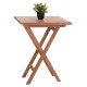Τραπεζι σκηνοθετη τετραγωνο eris hm18118 ξυλο teak--φυσικο 60x60x75υεκ. **