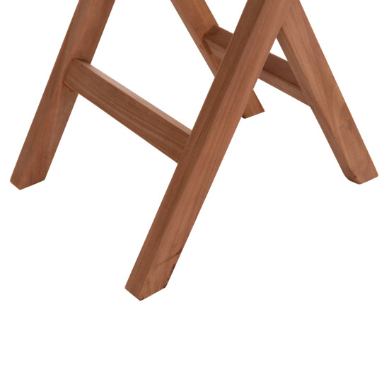 Τραπεζι σκηνοθετη τετραγωνο eris hm18118 ξυλο teak--φυσικο 60x60x75υεκ. **
