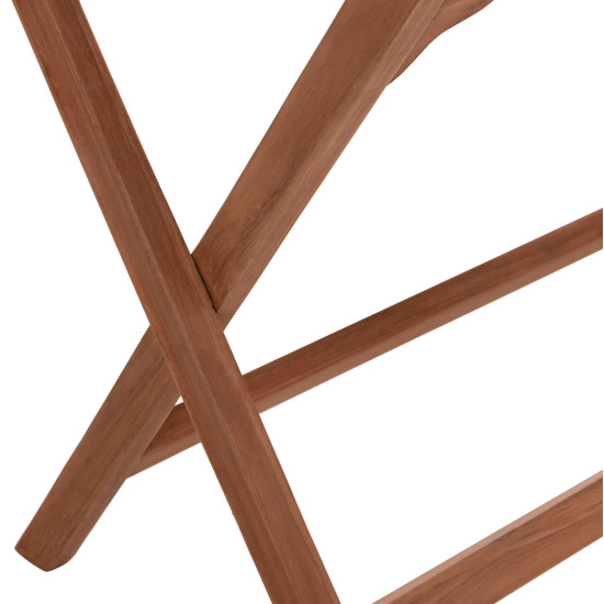 Τραπεζι πτυσσομενο ορθογωνιο eris hm18117 ξυλο teak--φυσικο 120x70x76υεκ. **