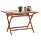 Τραπεζι πτυσσομενο ορθογωνιο eris hm18117 ξυλο teak--φυσικο 120x70x76υεκ. **