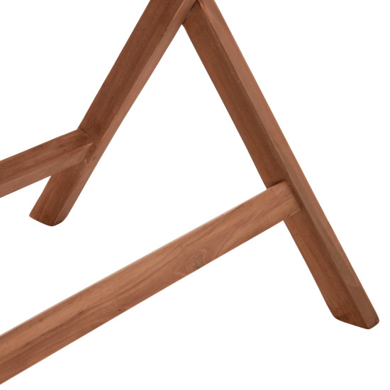 Τραπεζι πτυσσομενο ορθογωνιο eris hm18117 ξυλο teak--φυσικο 120x70x76υεκ. **