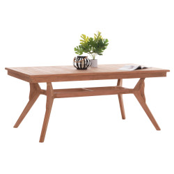 Τραπεζι τραπεζαριασ wonder hm18116 ξυλο teak--φυσικο 180x91x75υεκ. **