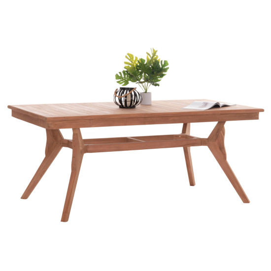 Τραπεζι τραπεζαριασ wonder hm18116 ξυλο teak--φυσικο 180x91x75υεκ. **