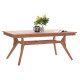 Τραπεζι τραπεζαριασ wonder hm18116 ξυλο teak--φυσικο 180x91x75υεκ. **