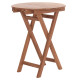 Τραπεζι σκηνοθετη στρογγυλο heidel hm18120 ξυλο teak--φυσικο φ60x75υεκ. **