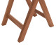Τραπεζι σκηνοθετη στρογγυλο heidel hm18120 ξυλο teak--φυσικο φ60x75υεκ. **