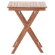 Τραπεζι σκηνοθετη τετραγωνο heidel hm18121 ξυλο teak--φυσικο 60x60x75υεκ. **