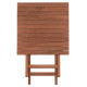 Τραπεζι σκηνοθετη τετραγωνο heidel hm18121 ξυλο teak--φυσικο 60x60x75υεκ. **