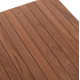 Τραπεζι σκηνοθετη τετραγωνο heidel hm18121 ξυλο teak--φυσικο 60x60x75υεκ. **