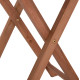 Τραπεζι σκηνοθετη τετραγωνο heidel hm18121 ξυλο teak--φυσικο 60x60x75υεκ. **