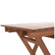Τραπεζι σκηνοθετη τετραγωνο heidel hm18121 ξυλο teak--φυσικο 60x60x75υεκ. **