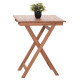 Τραπεζι σκηνοθετη τετραγωνο heidel hm18121 ξυλο teak--φυσικο 60x60x75υεκ. **