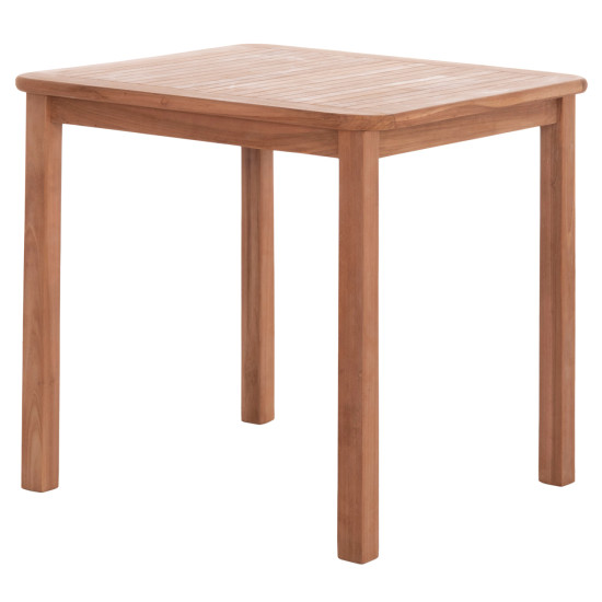Τραπεζι τετραγωνο presscot hm18122 ξυλο teak--φυσικο 80x80x76υεκ. **