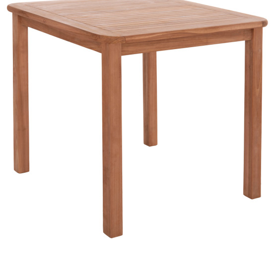 Τραπεζι τετραγωνο presscot hm18122 ξυλο teak--φυσικο 80x80x76υεκ. **