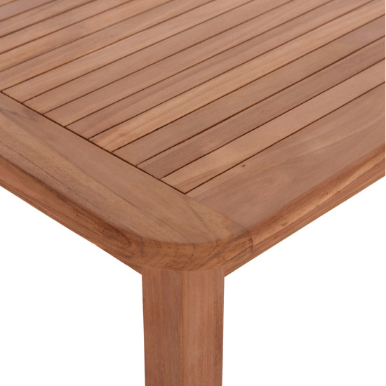 Τραπεζι τετραγωνο presscot hm18122 ξυλο teak--φυσικο 80x80x76υεκ. **