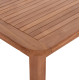 Τραπεζι τετραγωνο presscot hm18122 ξυλο teak--φυσικο 80x80x76υεκ. **