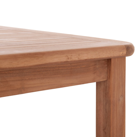 Τραπεζι τετραγωνο presscot hm18122 ξυλο teak--φυσικο 80x80x76υεκ. **