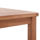 Τραπεζι τετραγωνο presscot hm18122 ξυλο teak--φυσικο 80x80x76υεκ. **