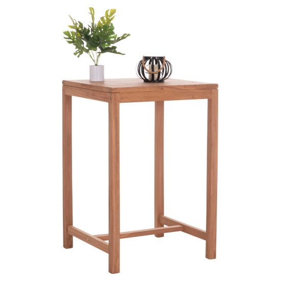 Τραπεζι μπαρ τετραγωνο presscot hm18113 ξυλο teak σε φυσικο 70x70x105υεκ. ** Τραπεζι μπαρ τετραγωνο presscot hm18113 ξυλο teak σε φυσικο 70x70x105υεκ. **