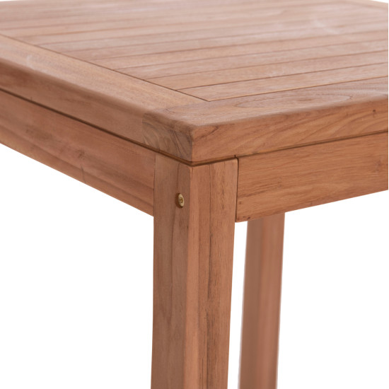 Τραπεζι μπαρ τετραγωνο presscot hm18113 ξυλο teak σε φυσικο 70x70x105υεκ. ** Τραπεζι μπαρ τετραγωνο presscot hm18113 ξυλο teak σε φυσικο 70x70x105υεκ. **