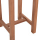 Τραπεζι/σταντ μπαρ στρογγυλο presscot hm18114 ξυλο teak--φυσικο φ60x105υεκ. **