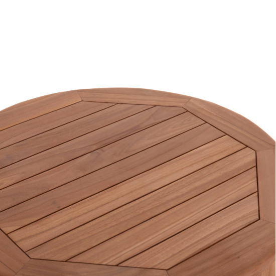 Τραπεζι/σταντ μπαρ στρογγυλο presscot hm18114 ξυλο teak--φυσικο φ60x105υεκ. **