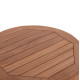 Τραπεζι/σταντ μπαρ στρογγυλο presscot hm18114 ξυλο teak--φυσικο φ60x105υεκ. **