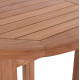 Τραπεζι/σταντ μπαρ στρογγυλο presscot hm18114 ξυλο teak--φυσικο φ60x105υεκ. **