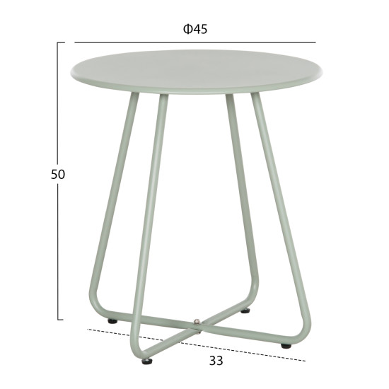 Σετ lounge 3tmx εξ.χωρου orego hm21107.06 αλουμινιο & μεταλλο σε φυστικι **