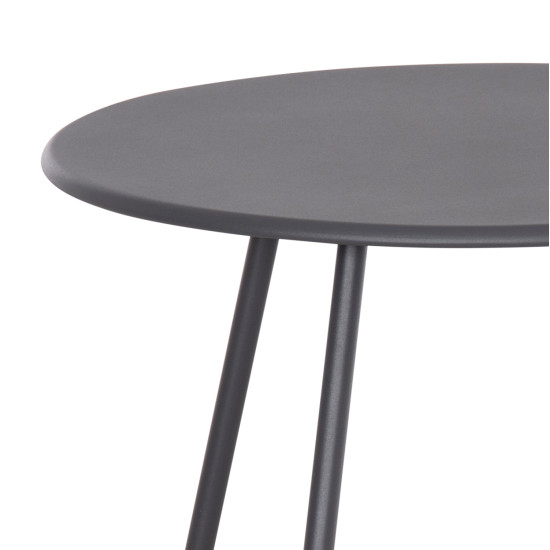 Σετ lounge 3tmx εξ.χωρου orego hm21107.01 αλουμινιο & μεταλλο σε σκουρο γκρι **