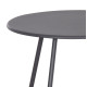 Σετ lounge 3tmx εξ.χωρου orego hm21107.01 αλουμινιο & μεταλλο σε σκουρο γκρι **