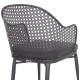 Σετ lounge 3tmx εξ.χωρου orego hm21107.01 αλουμινιο & μεταλλο σε σκουρο γκρι **