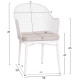 Σετ lounge 3tmx εξ.χωρου orego hm21107.02 αλουμινιο & μεταλλο σε λευκο **