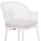 Σετ lounge 3tmx εξ.χωρου orego hm21107.02 αλουμινιο & μεταλλο σε λευκο **