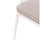 Σετ lounge 3tmx εξ.χωρου orego hm21107.02 αλουμινιο & μεταλλο σε λευκο **
