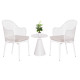 Σετ lounge 3tmx εξ.χωρου orego hm21106.02 αλουμινιο σε λευκο **
