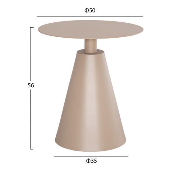 Σετ lounge 3tmx εξ.χωρου orego hm21106.03 αλουμινιο σε καπουτσινο **