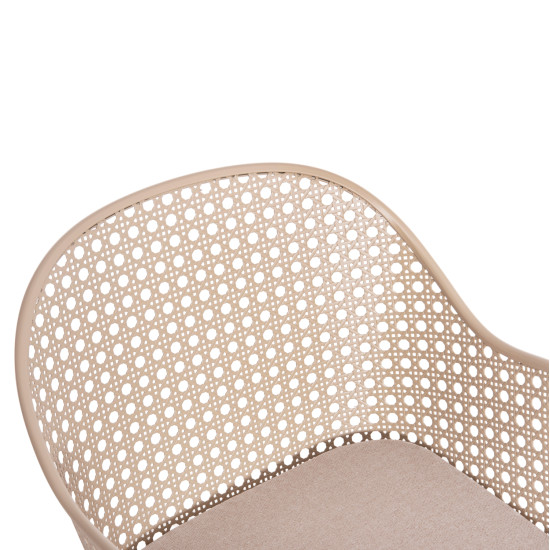 Σετ lounge 3tmx εξ.χωρου orego hm21106.03 αλουμινιο σε καπουτσινο **