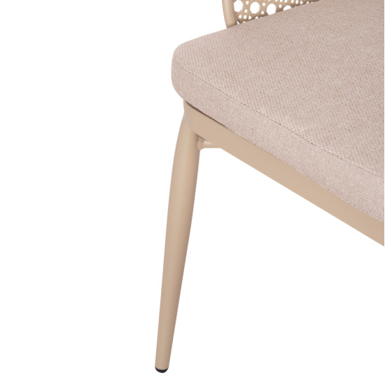 Σετ lounge 3tmx εξ.χωρου orego hm21106.03 αλουμινιο σε καπουτσινο **