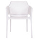 Πολυθρονα πολυπροπυλενιου john hm6103.01 λευκη 59x58x79.5υεκ. **