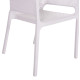 Πολυθρονα πολυπροπυλενιου john hm6103.01 λευκη 59x58x79.5υεκ. **