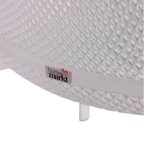 Πολυθρονα πολυπροπυλενιου john hm6103.01 λευκη 59x58x79.5υεκ. **