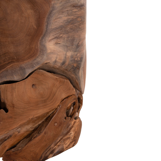 Βοηθητικο σκαμπο/τραπεζακι stomp hm9350.11 ξυλο teak-φυσικο φ30x45υεκ. **