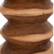 Σκαμπο κυλινδρικο bellows hm18235.11 μασιφ ξυλο suar φυσικο φ35x45υεκ. **