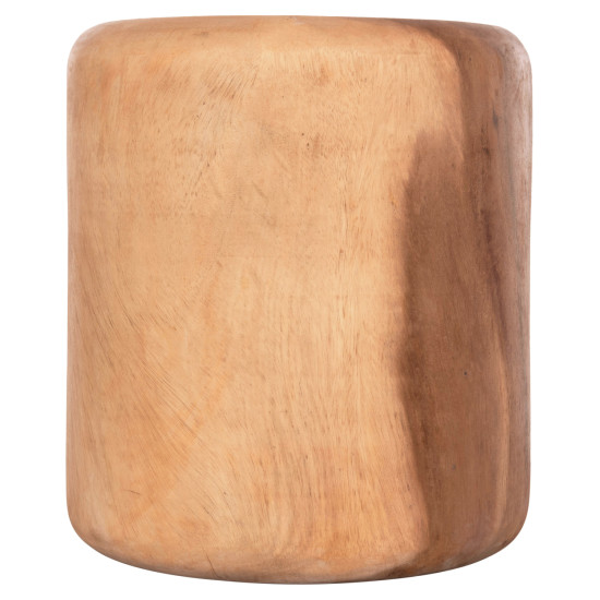 Σκαμπο στρογγυλο tobi hm9791.11 μασιφ ξυλο suar--φυσικο φ39x42υεκ. **